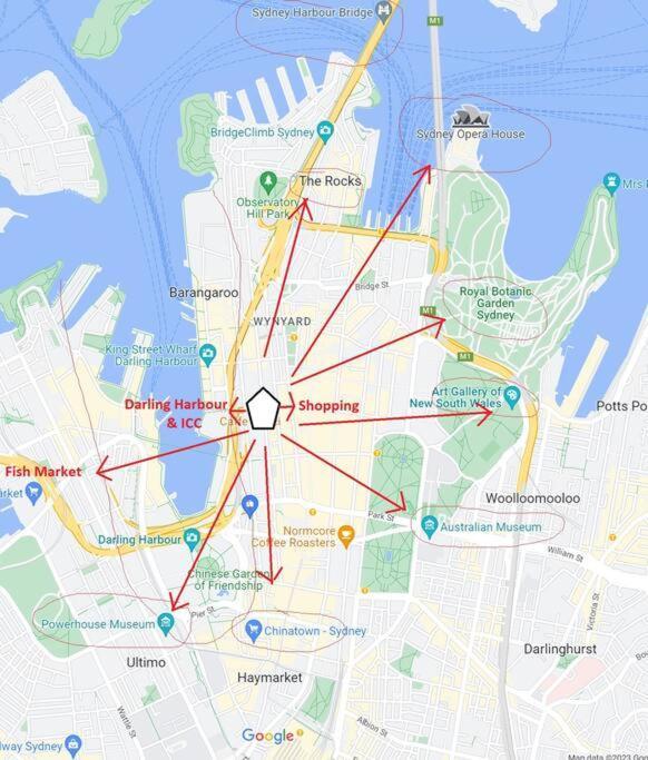 Superb In An Heart Of Sydney' Cbd Apartment